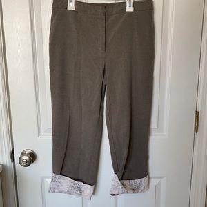 Grayish brown dress pants
